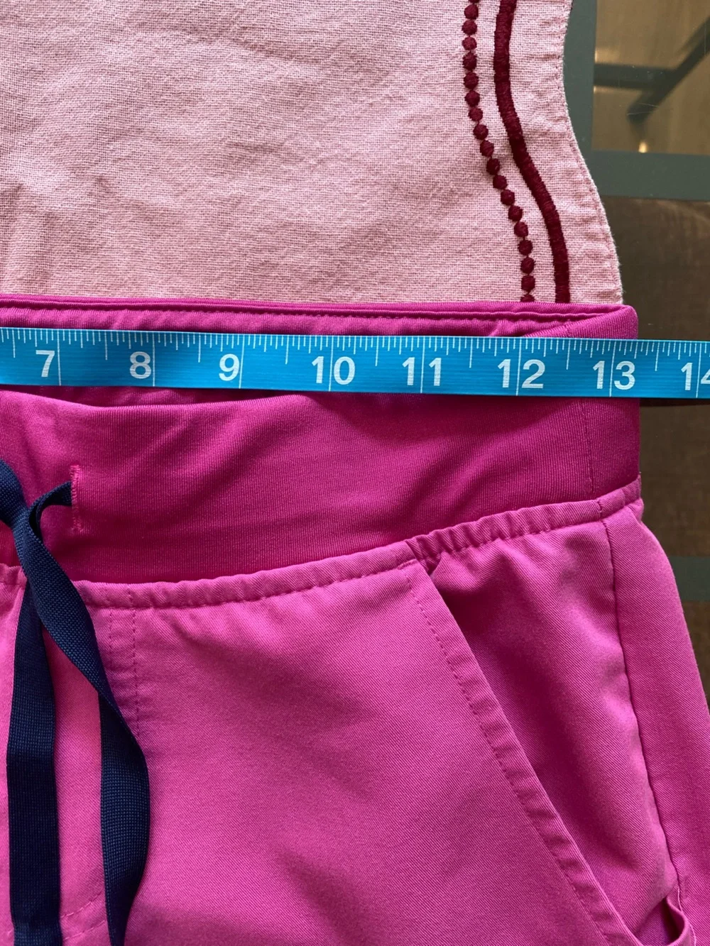 FIGS Pink Gray Zamora Jogger Scrub Pants Bundle XS Tall
